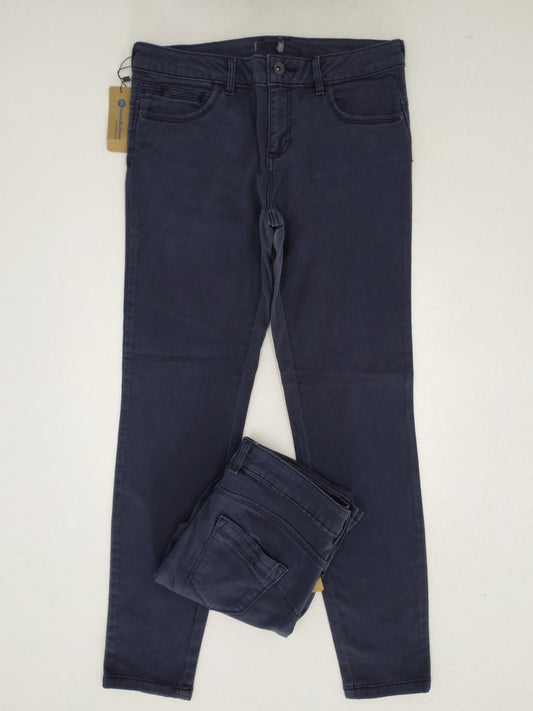 Women's Skinny Fit Vintage Blue Cotton Stretch Jean DL4206