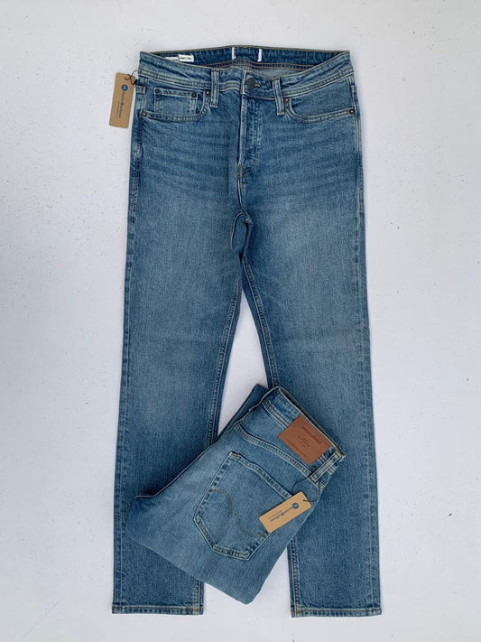 Men's Slim Straight Fit Light Blue Wash Jeans DL4257