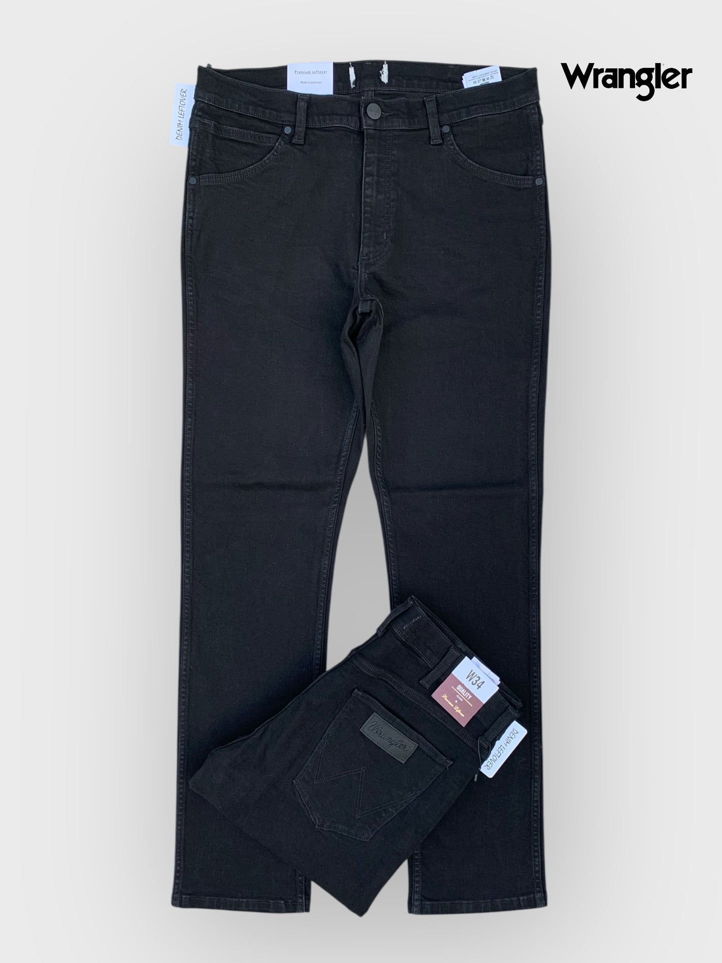 Men's Slim Fit Black Jean DL4373