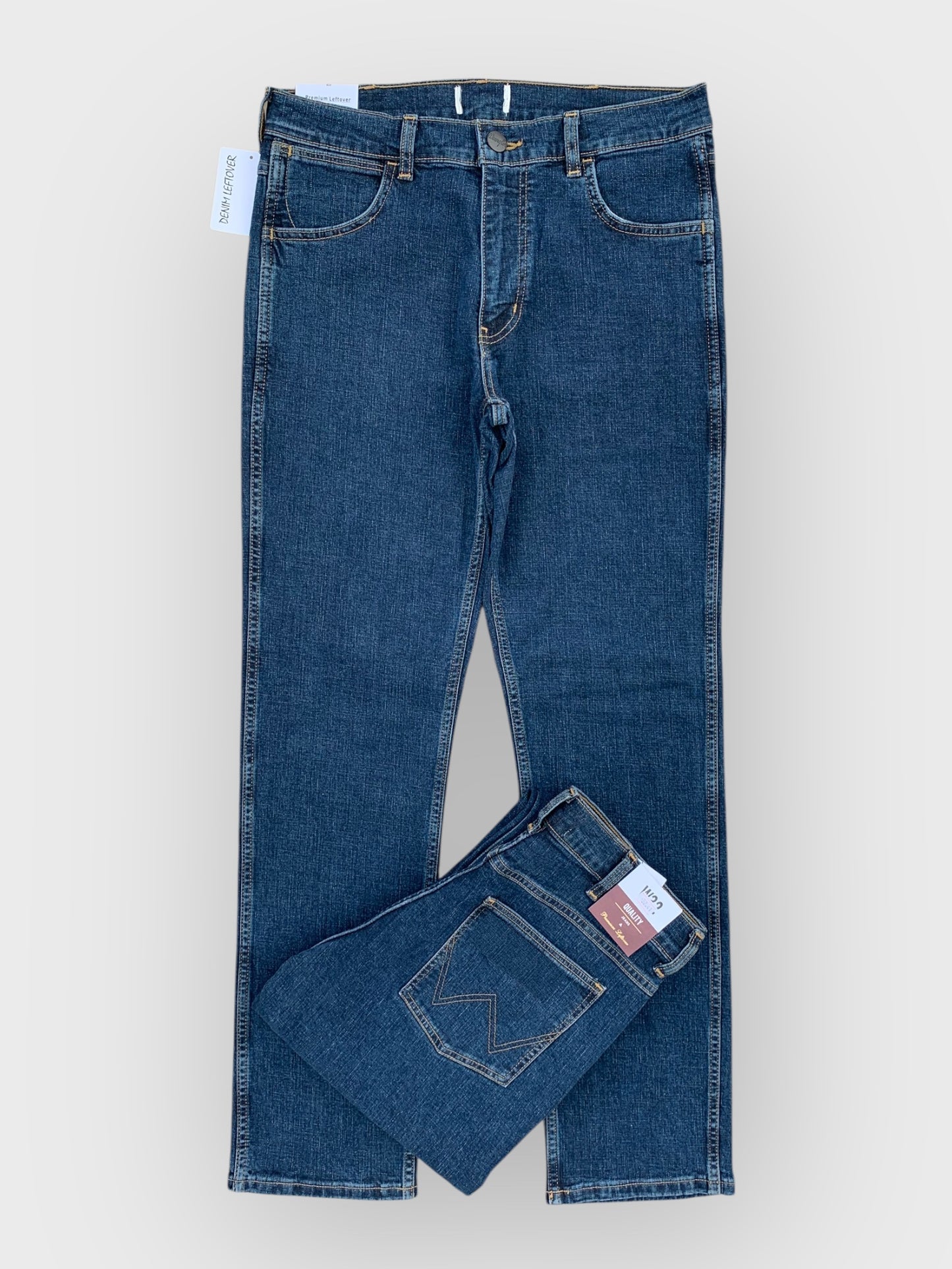 Men's Straight Fit Dark Blue Jean DL4379