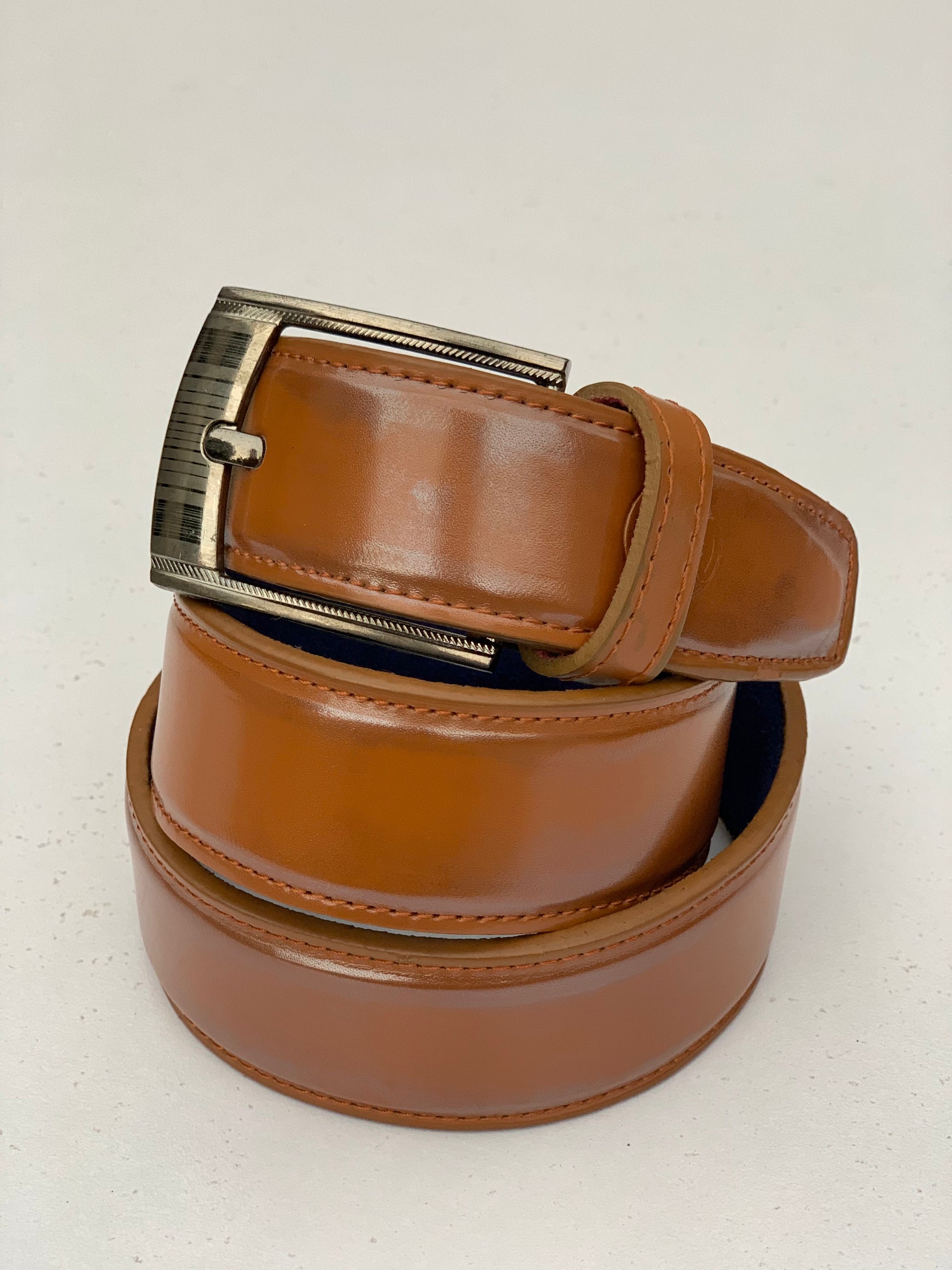 Light Brown Leather Belt DLB391 Denim Leftover