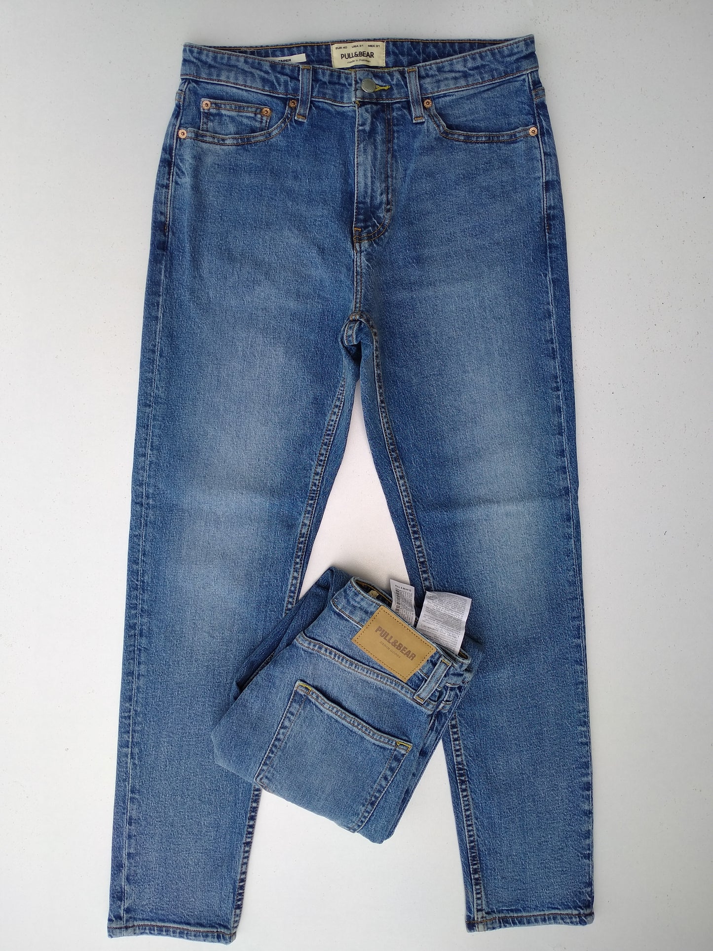 Men's Slim Taper Fit Light Blue Jean DL4190 – Denim Leftover