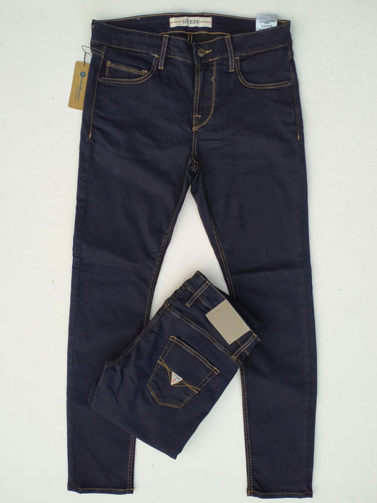 Men's Skinny Dark Blue Black Jean DL4142