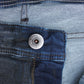 Men's Skinny Fit Vintage Blue Black Jeans DL4294