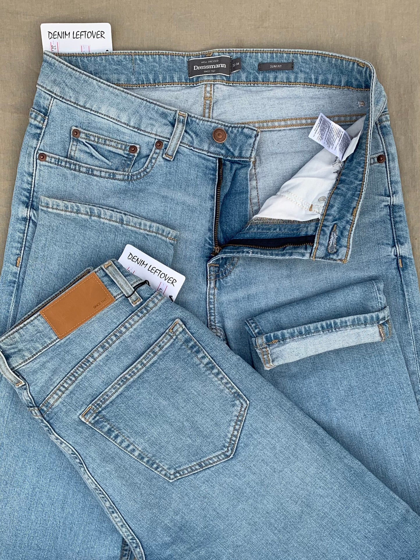 Men's Slim Fit Light Blue Jean DL4366