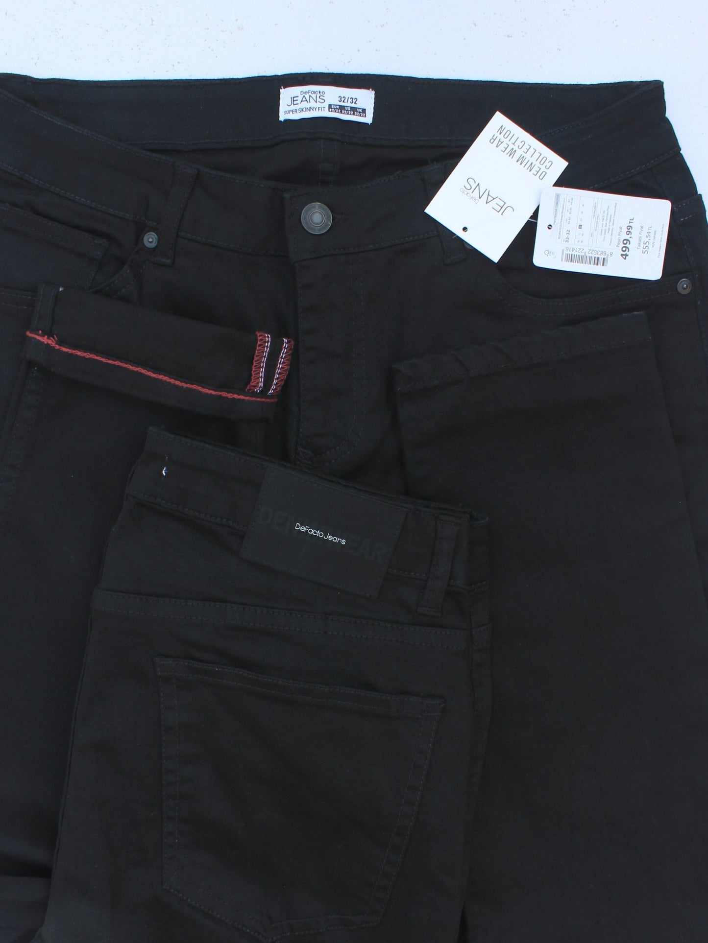 Men's Super Skinny Fit Black Jean DL4222