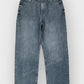 Men's Baggy Fit Grey Jean DL4413 (Non Stretch)