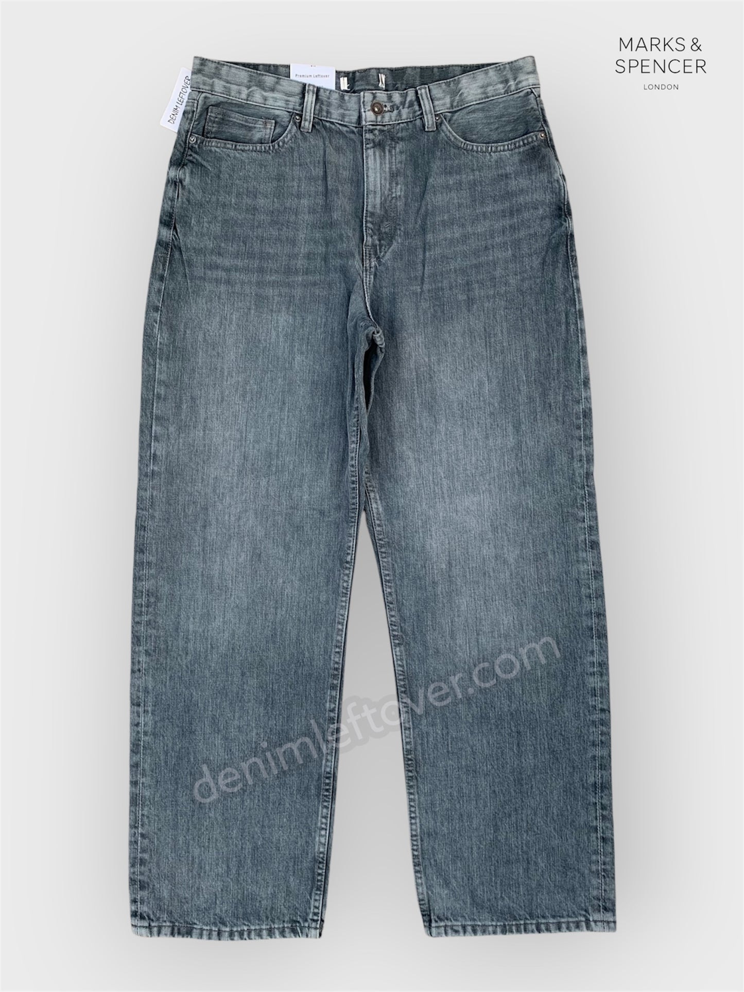 Men's Baggy Fit Grey Jean DL4413 (Non Stretch)