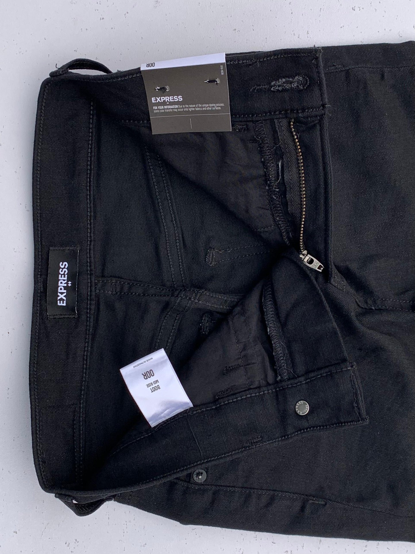 Women's Boot Cut Mid Rise Black Jean DL4235