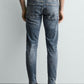 Men's Skinny Fit Vintage Light Blue Ripped Jean DL4457