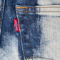 Men's Skinny Fit Blue White Vintage Jean DL4178
