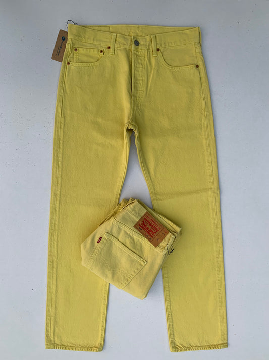 Men's 501 Straight Lemon yellow jeans DL4191