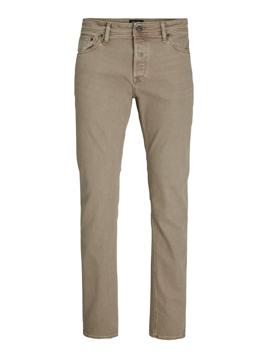 Men's Slim Fit Biege Color Jeans DL4255