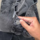 Men's Straight Fit Diamond Black Denim Jean DL4489