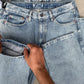 Men's Relaxed Fit Vintage Light Blue Jean DL4470 (Non Stretch)