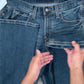 Men's Relaxed Bootcut Fit Tinted Blue Jean DL4465