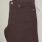 Men's Slim Fit Maroon Denim Jean DL4458