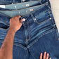Women's Slim Bootcut Fit Dark Blue Jean DLW395 (Minor Fault)