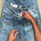 Men's Slim Fit Light Blue Jogger Jean DL4476