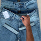 Men's Straight Fit Light Blue Selvedge Denim Jean DL4475