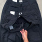 Men's Straight Fit Black Cotton Trouser DL4474 (Non-Stretch)