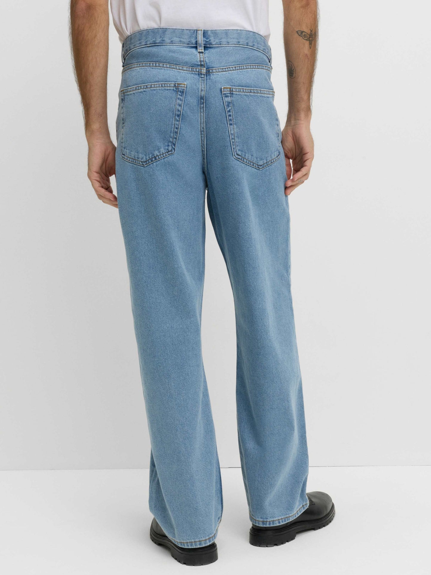 Men's Straight Fit Light Blue Jean DL4448 (Non Stretch)