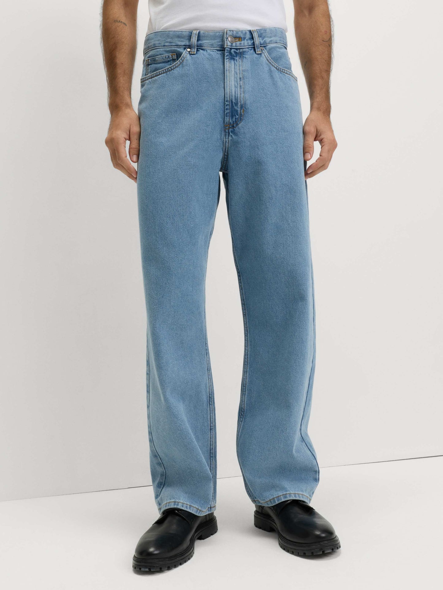 Men's Straight Fit Light Blue Jean DL4448 (Non Stretch)