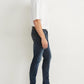 Men's Skinny Fit Vintage Blue Black Jeans DL4294