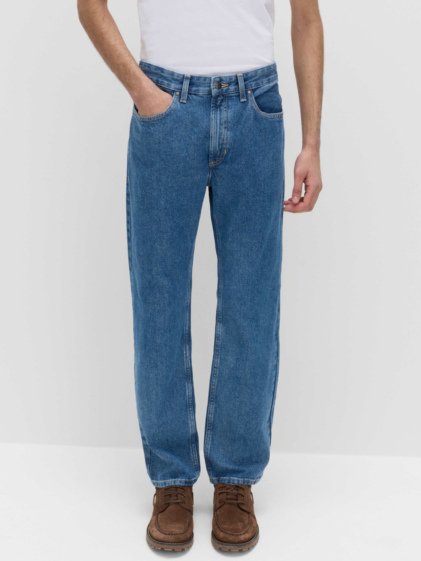 Men's Straight Fit Medium Blue Jean DL4453 (Non Stretch) (Minor Fault)