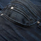 Men's Skinny Fit Vintage Blue Black Jeans DL4294
