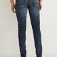 Men's Skinny Fit Vintage Blue Black Jeans DL4294