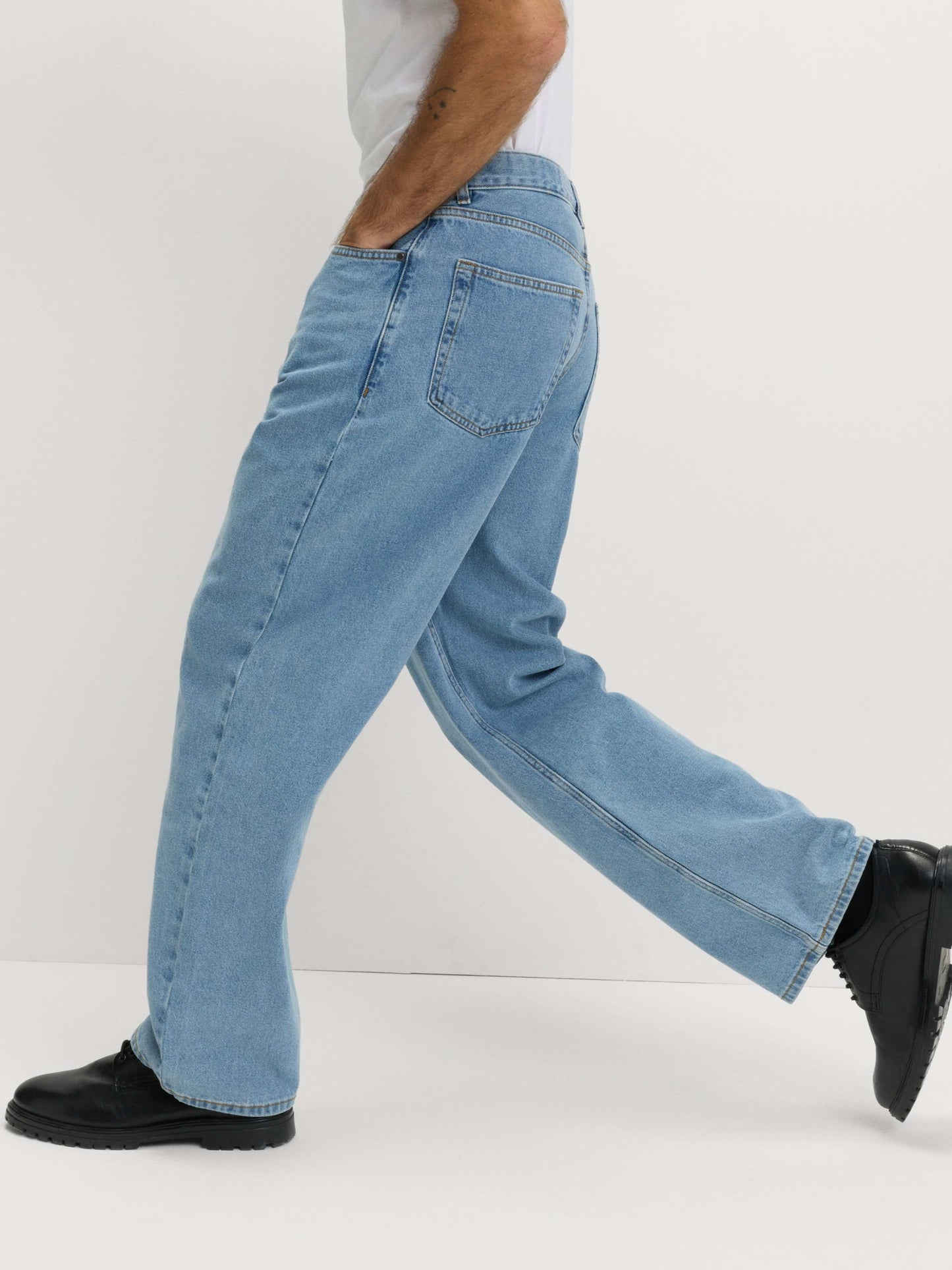 Men's Straight Fit Light Blue Jean DL4448 (Non Stretch)