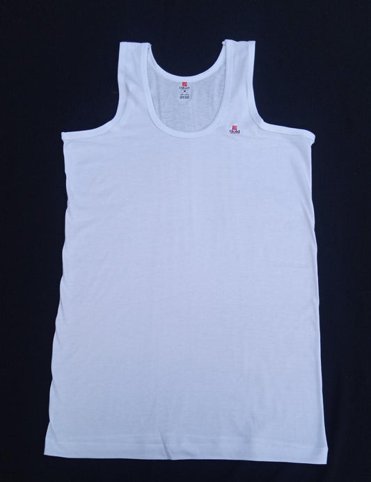 3 Pack Super Soft Sleeveless Undershirts | White - DLU380