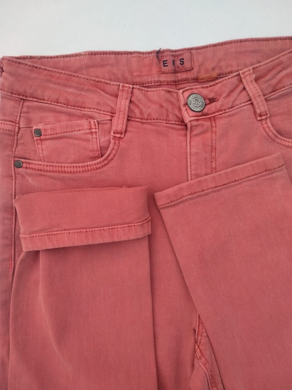 Women's Skinny Super Stretch Peach Color DL4149