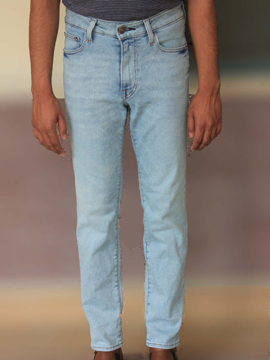 Men's Slim Fit Light Blue Jeans DL4125