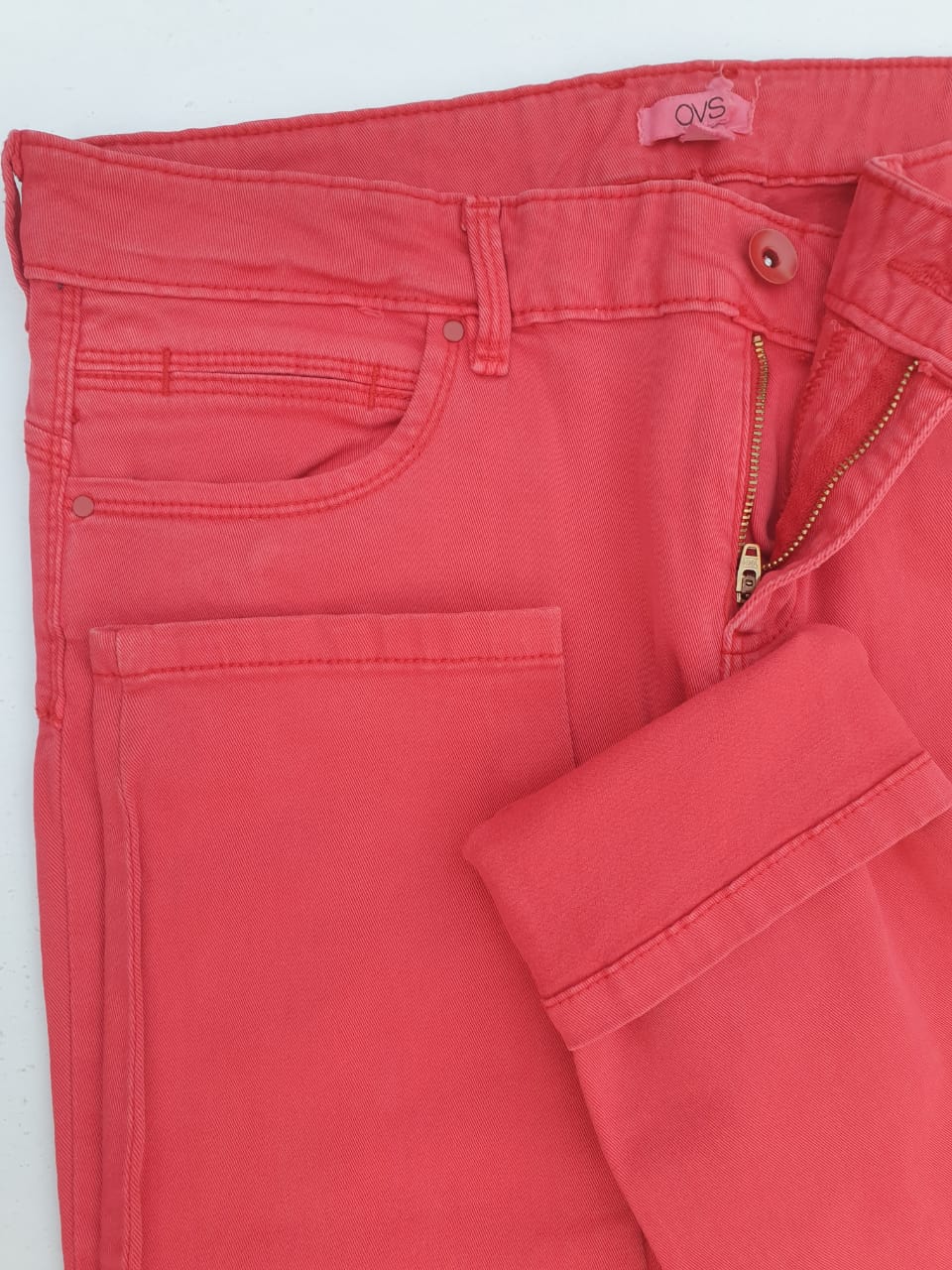 Women's Skinny Super Stretch Red Color DL4150