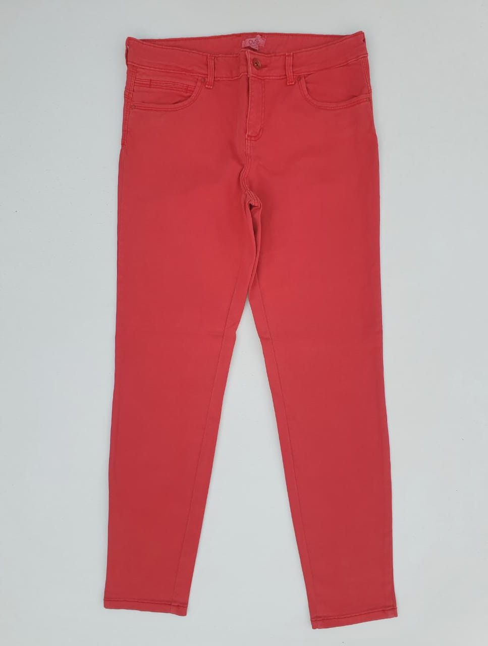 Women's Skinny Super Stretch Red Color DL4150